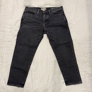 Madewell Men's Charcoal Relaxed Jeans